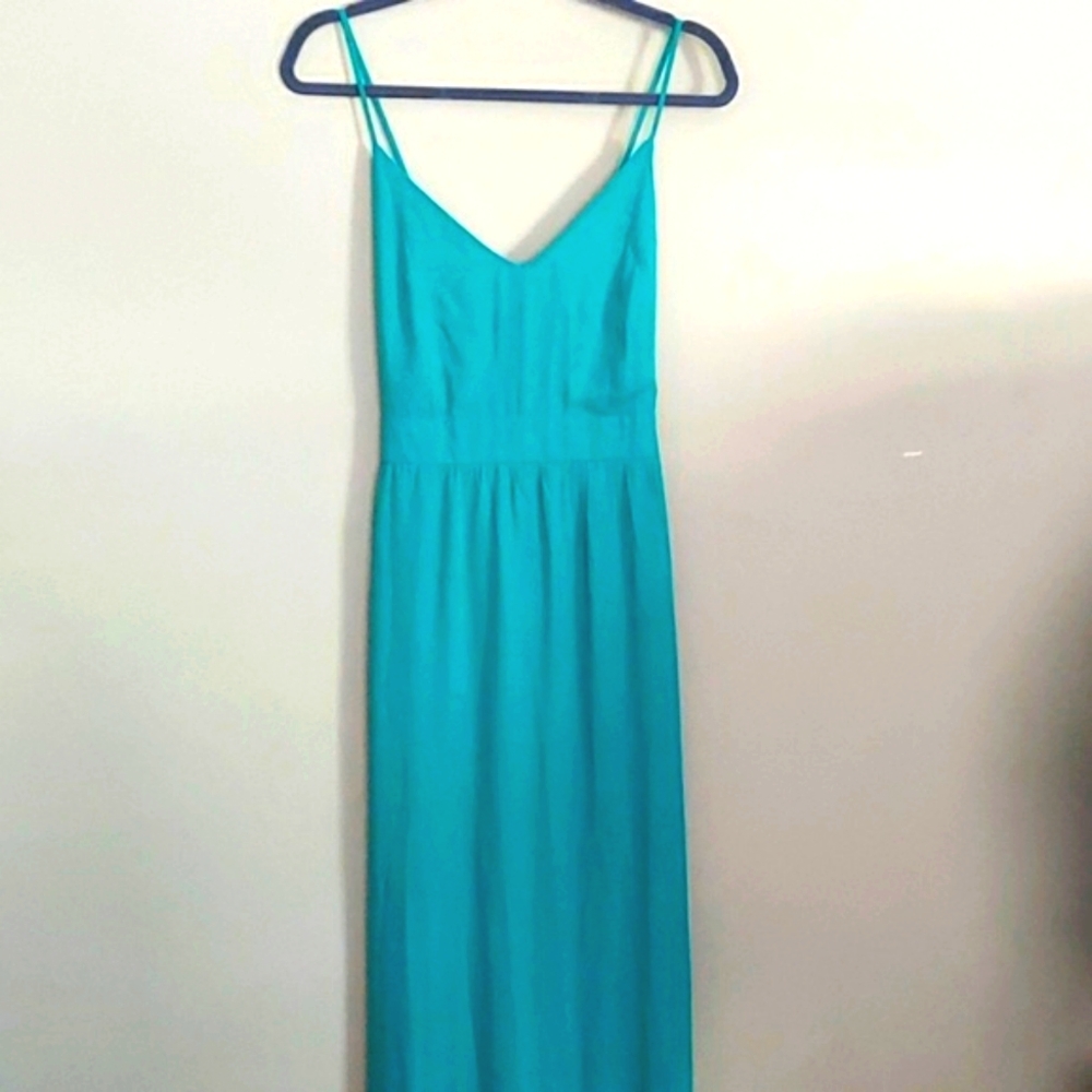 NWT PINK OWL green maxi dress size M